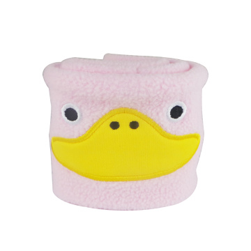 Cartoon Duck Pink Anime Wired Earphone Sleep Hörlurar