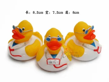 kids vinyl bath doctor duck toys Eco-friendly rubber toys PVC