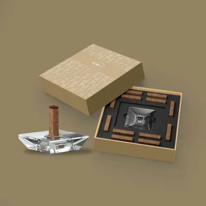 Smart Incense Crystal Burner Set with Chimney