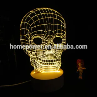 2015 New products!!!Good design 3D stereo table lamp