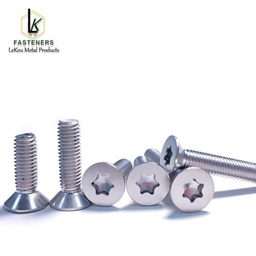 Шрубы з унутраным ключом Torx са сталёвай галоўкай