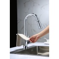 Single handle Chromed sprayer Pull Out Kitchen Faucet