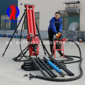 An impact rotary drilling rig / KQZ-100 pneumatic DTH drilling rig