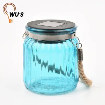 Wholesale cheap factory supply color changing crackle glass solar yard lights