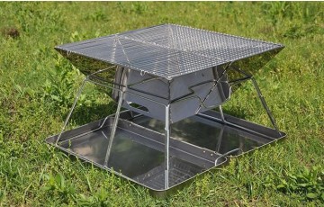 Foldable Folding BBQ Barbecue Portable Camping Outdoor Garden Grill