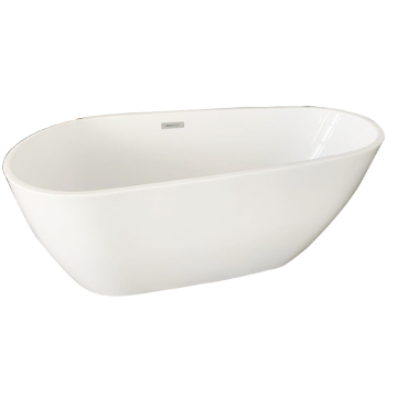 1500mm Length Oval Freestanding Acrylic Hot Bathtub