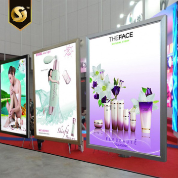 Indoor outdoor plastic LED slim shop menu boards