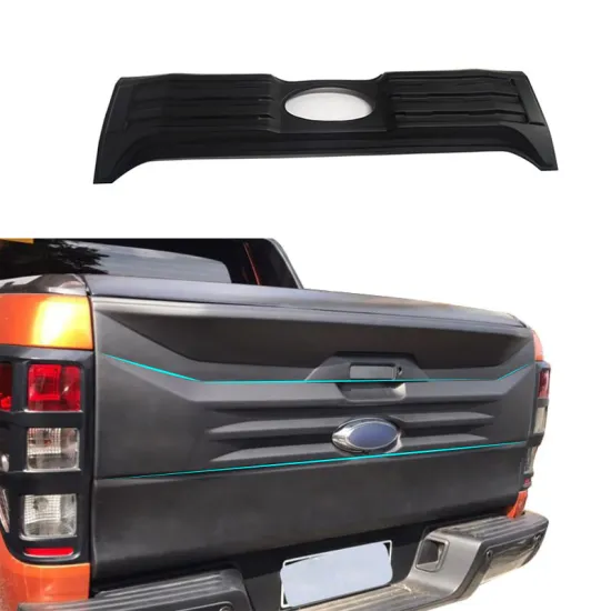 Ycsunz Matte Black Tailgate Nudge Cover for Ford Ranger 2022 Wildtrak XLT T9