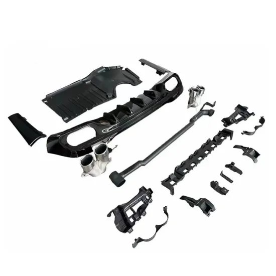 Mercedes-Benz W206 C-Class Rear Diffuser: ABS Carbon Fiber Upgrade for C200L, C240, C250, C280 to C63 AMG Style