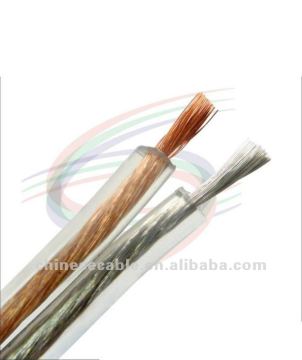 High Quality OFC Conductor Gold and Silver 2 Core China Speaker Cable