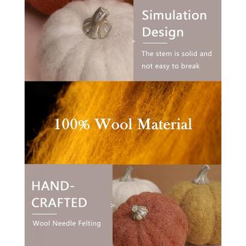 China Autumn Woollen Pumpkin Decoration Supplier