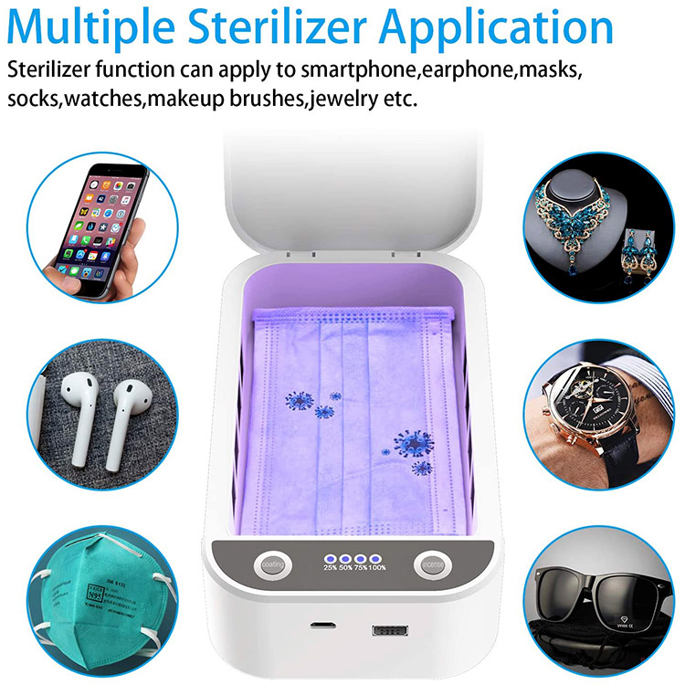 U Portable Cell Phone UV Sanitizer Sterilizer Box
