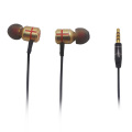 Stereo Bass Logam Earphone Seluler Di Headphone Telinga