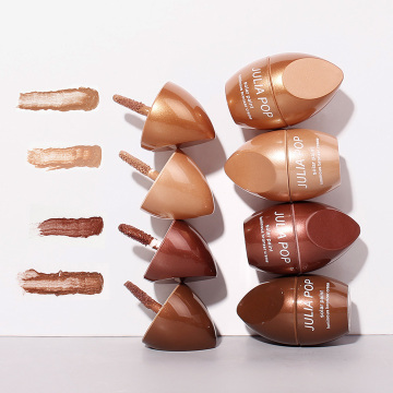 Natuurlijk hoge gepigmenteerde waterdichte make -up OEM ODM vloeibare crème bronzer &amp; contour blush