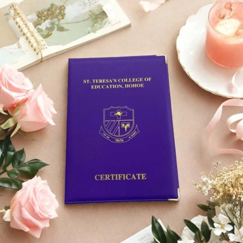 پوشه فویل طلایی شیک برای مدارک دانشگاهی