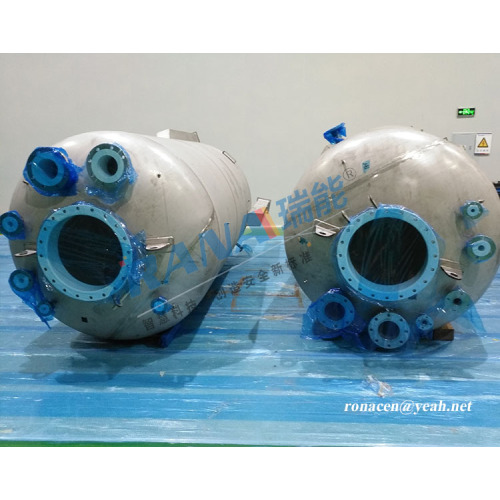 Tanques forrados de fluoropolímero PTFE