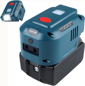 150W Power Supply Inverter with LED Light and AC 220-240V Battery Inverter for Makita Lithium Batteries