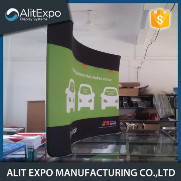 Trade show fabric foldable flooring display backwall
