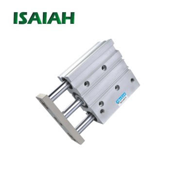 Προμηθευτής Κίνας SMC Υψηλής ποιότητας Tri-Rod Compact Οδηγός αλουμινίου αλουμινίου πνευματικός κύλινδρος αέρα