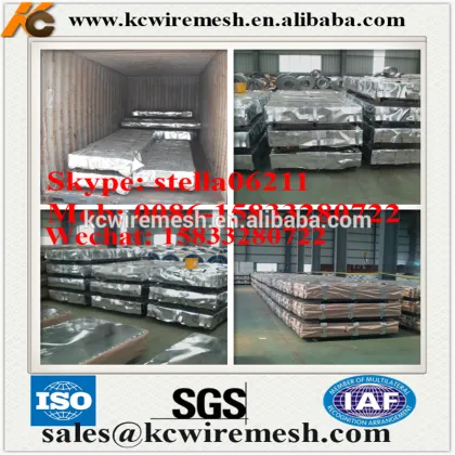 Cheap!!!!!!!! Kangchen SGCC Corrugated steel plates roof tiles\Galvanized Corrugated steel sheet