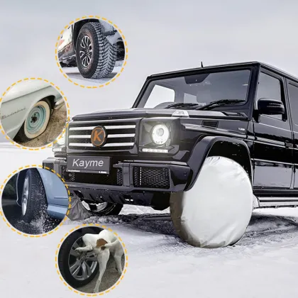 Multi-Functional Car Sunscreen Tire Cover: Snow and Frost Protector