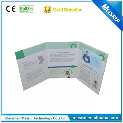 Lcd Wedding Invitation Card Printing Automatic Card Mixes Paper Crafts Video Brochure