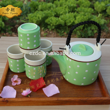Japanese style ceramic tea set