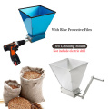 Newest Stainless Steel 2 Rollers Homebrew Barley Grinder Crusher Malt Powder Grain Mill For Home Beer Brewing Manual Tools