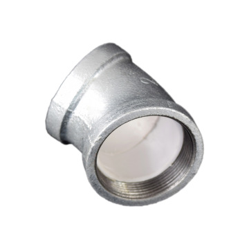 Plástico galvanizado forrado de 45 grados accesorios del codo