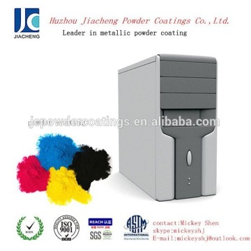 High glossy epoxy polyester grey powder coating