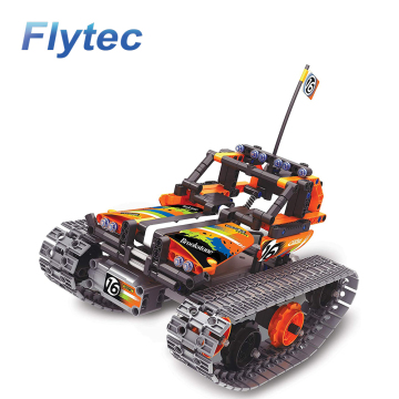 8847 3-in-1 Remote Control Block Building Kit: An Engineering Science Learning Toy for Kids Featuring Tracked Cars, Robots, and Tanks - Made of ABS Material