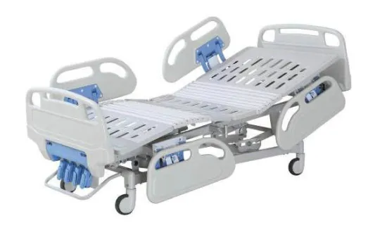 Foldable Manual Hospital Icu Bed , Clinic Bed For The Sick Emergency