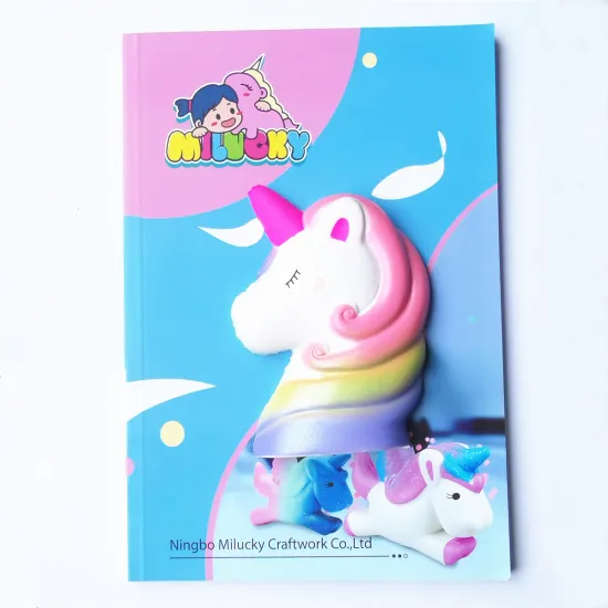 Unicorn Squishy Notebook and Animal Refrigerator Poster