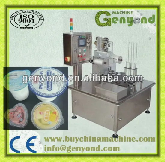 fruit juice cup filling and sealing machine