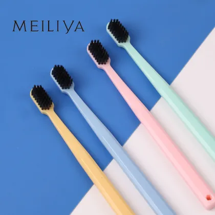 Couples toothbrush bamboo charcoal toothbrush