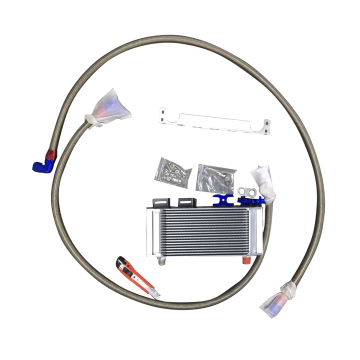 Kit de refroidisseur d'huile avec support pour BMW E36 / E46 M3 135 / E90 335/640/740 X1 / Z4 19 ROW