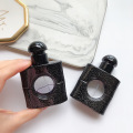30ml bo'sh stakan atirlari qora qopqoqli shisha