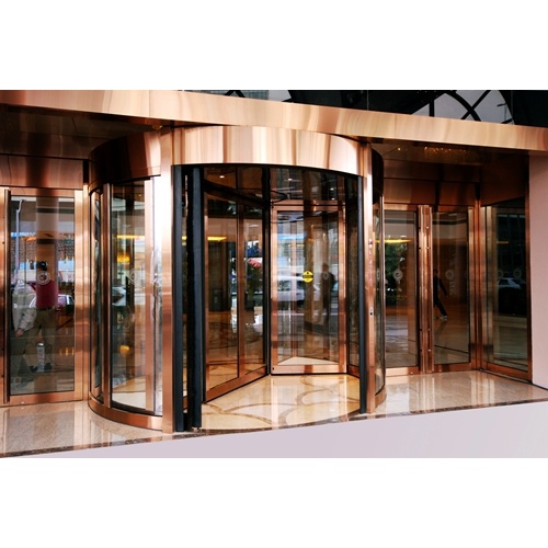 Two Wing Revolving Doors with Powerful Automatic Operators