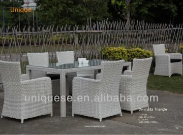 Bermuda Triangle alum rattan dining chair outdoor furniture