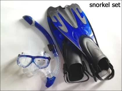 Blue Long Fins Open Spearfishing Fins