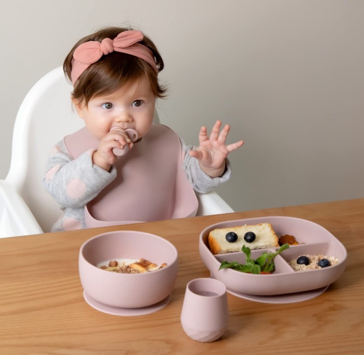 Silicone baby spoon