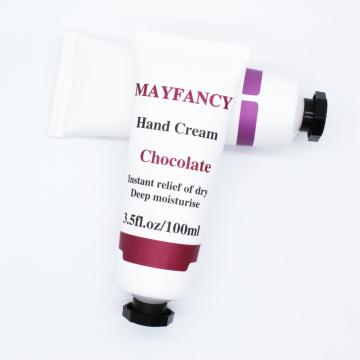 chocolate hand cream for hand care at home