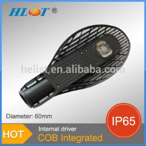 Helist high quality die casting 50W LED Street light housing /casing /fixtures
