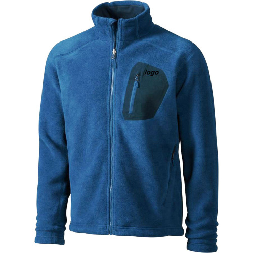 Herren Polar Fleece Jacke mit Tasche