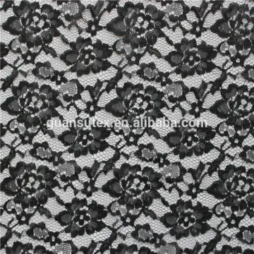 Net black african style dry lace cotton/nylon fabric for prom dress/fat womens dress