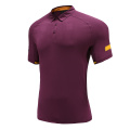 Herren Lila Dry Fit Rugby Wear Poloshirt