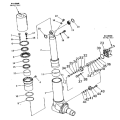 Front suspension cylinder for dump truck HD405-6 569-50-61413