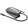 Dual HDMI USB C Estación de acoplamiento 10 puertos