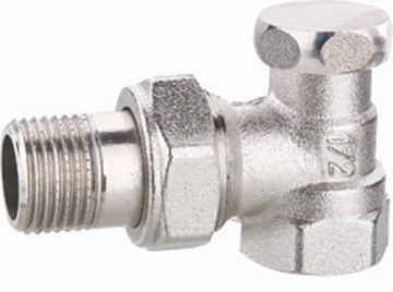 Brass Stop Valve Backwater Valve with Nickel Plating