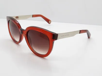 Hugo Boss Brand Name Sun Glasses Black With Blue Frame And Grey Lens